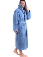 Pánský župan Athena s kapucí 3116 denim - Vestis