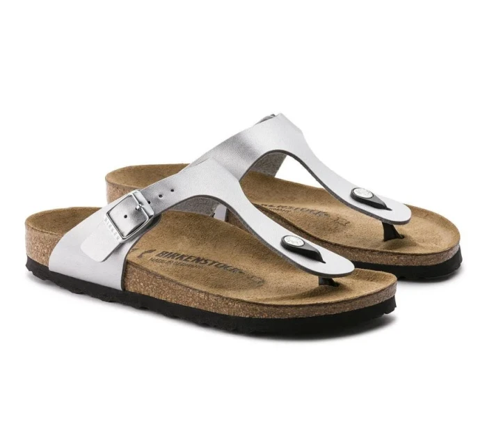 Dámské stříbrné žabky Gizeh model 20701296 - Birkenstock