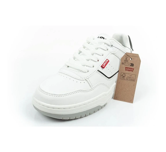 Dětská obuv Levi's sportovní John youth bílá pohodlná módní Dětská obuv Levi's sportovní John youth bílá pohodlná módní