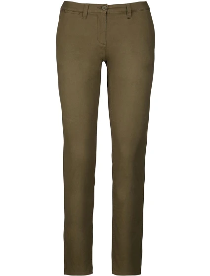 Kariban K 741 Dámské chino kalhoty 20.K741 light khaki Kariban K 741 Dámské chino kalhoty 20.K741 light khaki