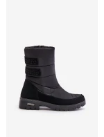 Dámské Sněhule Na Zip Progress PROGJ-21-16 Černé Dámské Sněhule Na Zip Progress PROGJ-21-16 Černé