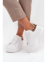 Dámské Tenisky Na Platformě Big Star model 21705702 Bílé Leopardí - Big Star Shoes Dámské Tenisky Na Platformě Big Star model 21705702 Bílé Leopardí - Big Star Shoes