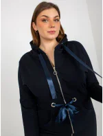 Dámská mikina EM BL HW 20 464.02P tmavě modrá - FPrice Dámská mikina EM BL HW 20 464.02P tmavě modrá - FPrice