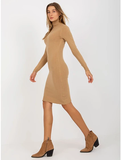 Dámské šaty NM SK NG velbloudí model 17899704 - FPrice Dámské šaty NM SK NG velbloudí model 17899704 - FPrice