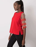 Dámská halenka s průhlednými rukávy 506702 - FPrice