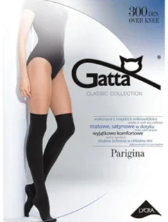 Hladké dámské nadkolenky PARIGINA 300 - 300 DEN