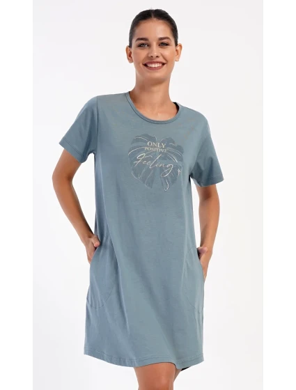 Dámské domácí šaty s krátkým rukávem Alžběta Dámské domácí šaty s krátkým rukávem Alžběta