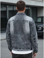 Pánská džínová bunda černá FashionStreet TX4689