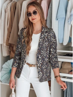 Dámská bunda do pasu MARABELL navy blue FashionStreet PY0126