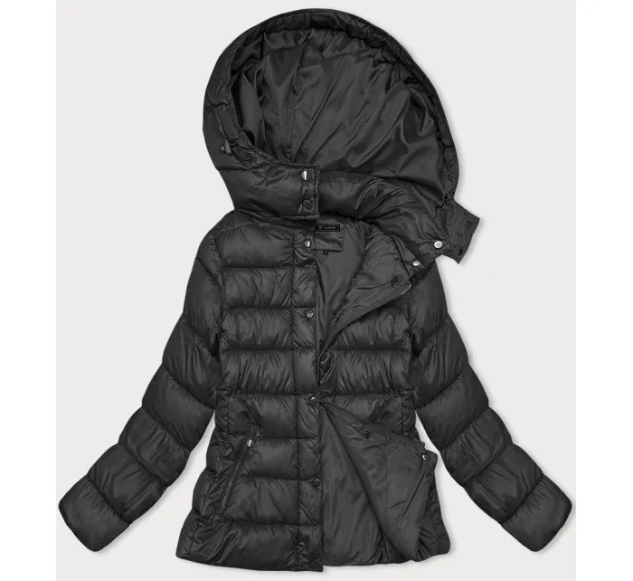 Černá prošívaná dámská zimní bunda model 21245947 - W COLLECTION
