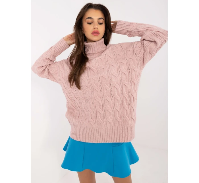 Jumper AT SW 23445.00 světle růžový Jumper AT SW 23445.00 světle růžový