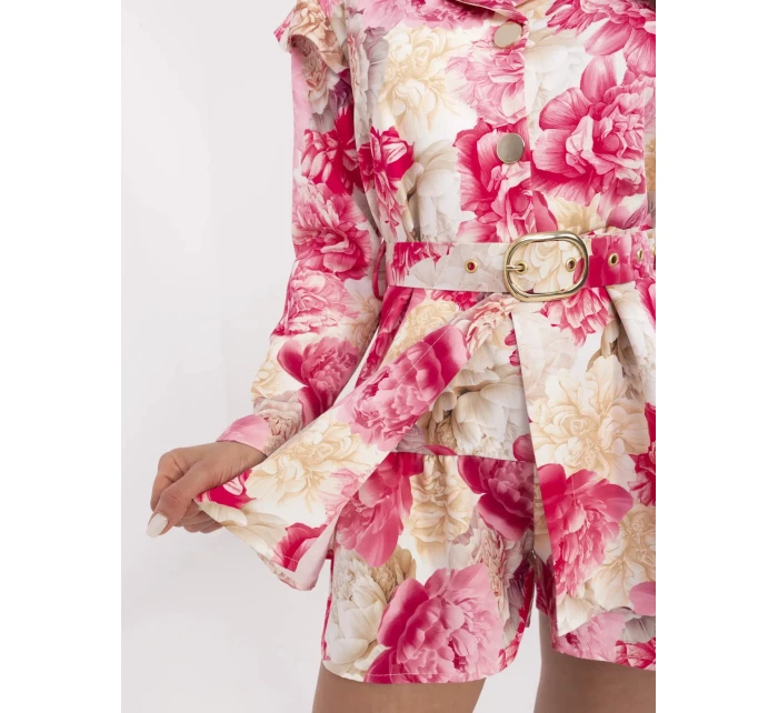 DHJ KO béžový a růžový overal model 21003817 - FPrice DHJ KO béžový a růžový overal model 21003817 - FPrice