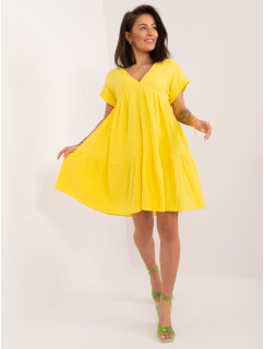 DHJ SK 6873 šaty.68 žlutá
