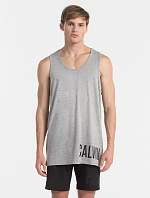 Pánské tílko KM0KM00758 - BEH černá - Calvin Klein