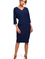 Dámské šaty M464 Navy Blue - Moe