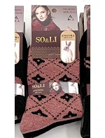 Ponožky SO&LI model 22354469 vzor 53 Angora 35–42 - WiK