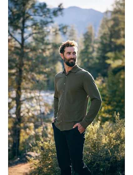 Cutter & Buck Advantage Shirt Men Piqué košile s dlouhým rukávem model 22458601 black Cutter & Buck Advantage Shirt Men Piqué košile s dlouhým rukávem model 22458601 black