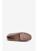 Dámské Mokasíny Z Světle Béžové model 21666657 - Boto Dámské Mokasíny Z Světle Béžové model 21666657 - Boto