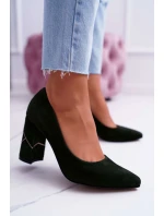 Dámské Semišové Lodičky Laura Messi olivové 2050