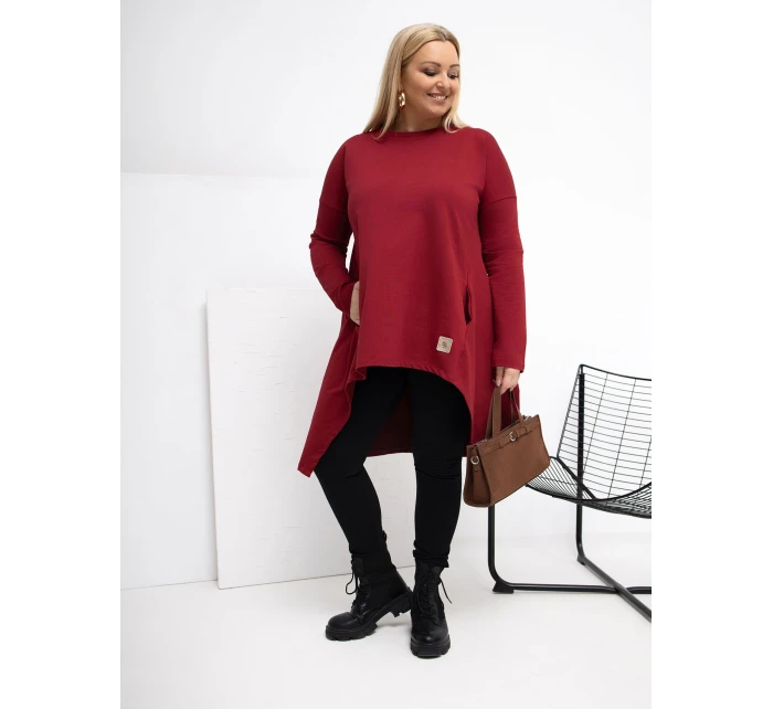 Tunika RV TU 5042.09X bordó