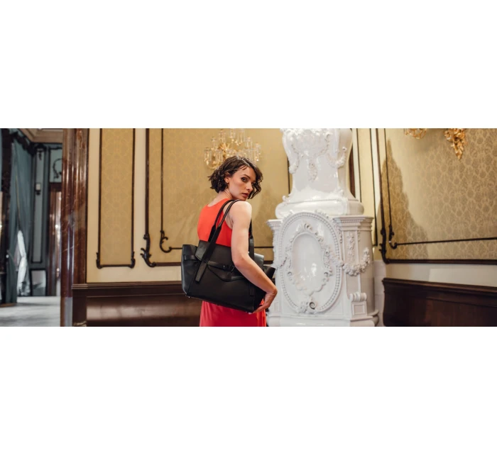 Dámská kabelka z kolekce LAB Vuch Eliora - Noir