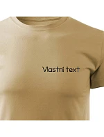 Personalizované pánské tričko s vlastním textem Personalizované pánské tričko s vlastním textem