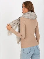 Dámský šátek AT CH 23505 1.55 Šedá vzor - FPrice