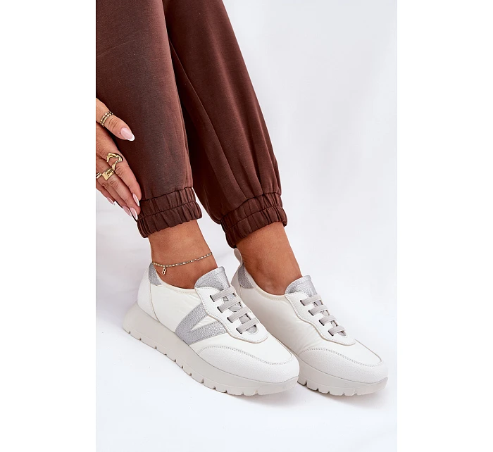 Dámské sportovní boty 58510 bílé - Vinceza