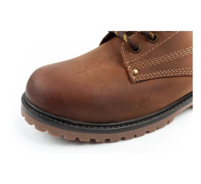 Arch pánské boty model 21420763 boty elegantní přírodní kůže hnědá - Wrangler