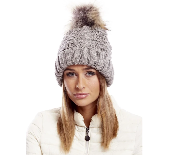 Dámská čepice AT CZ 1716501 36 světle hnědá