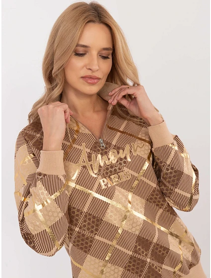Mikina CLM BL model 20683784 camel - FPrice Mikina CLM BL model 20683784 camel - FPrice
