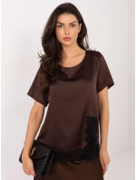 Bluzka MI BZ model 21795607 brązowy - FPrice Bluzka MI BZ model 21795607 brązowy - FPrice