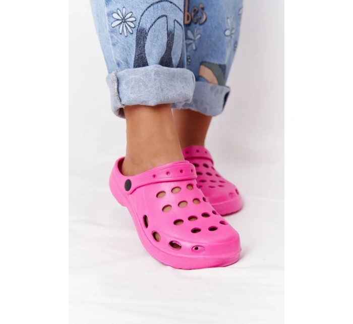 Dámské Nazouváky Růžové Pěnové Crocsy EVA
