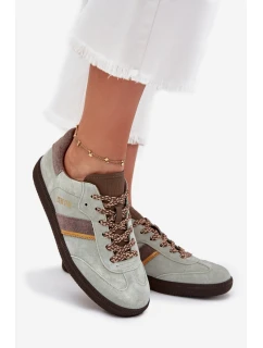 Dámské semišové tenisky Big Star HI-POLY SYSTEM – mentolové