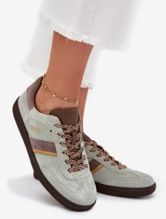 Dámské semišové tenisky Big Star HI-POLY SYSTEM – mentolové