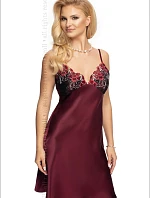 Dámská noční košilka Elodie Vínová vzor - Irall