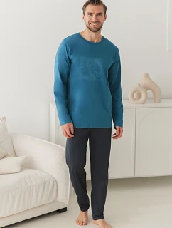 Pánské dlouhé pyžamo S–2XL model 22345734 - Taro