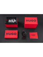 HUGO Lit For Him Pánské hodinky černé 1530343 + BOX