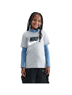 Dětské tričko Nike Sportswear, šedé, FZ5178 064