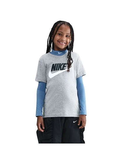 Dětské tričko Nike Sportswear, šedé, FZ5178 064