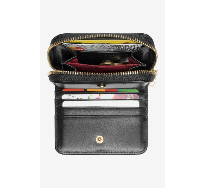 Dámská peněženka z přírodní kůže Malá  Černá model 21644755 - NOBO