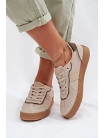 Dámské tenisky Big Star model 22042617 Béžové - Big Star Shoes Dámské tenisky Big Star model 22042617 Béžové - Big Star Shoes