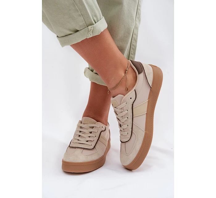 Dámské tenisky Big Star model 22042617 Béžové - Big Star Shoes Dámské tenisky Big Star model 22042617 Béžové - Big Star Shoes