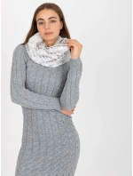 Tunelová šála AT KM model 21370601 bílá - FPrice Tunelová šála AT KM model 21370601 bílá - FPrice