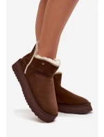 Dámské sněhule Wrangler na platformě – čokoládová Dámské sněhule Wrangler na platformě – čokoládová