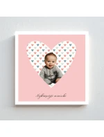 Plakát v rámu - čtverec 20x20 - výřez fotky na podkladu 