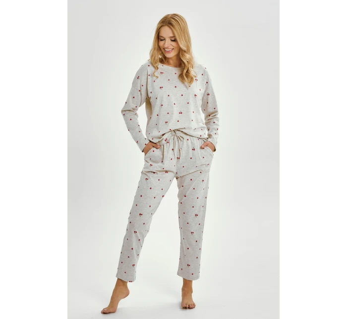 3430 DÁMSKÉ DLOUHÉ PYŽAMO ADELE S-XL