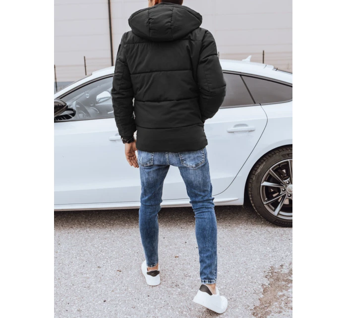 Pánská zimní prošívaná bunda černá FashionStreet TX4463