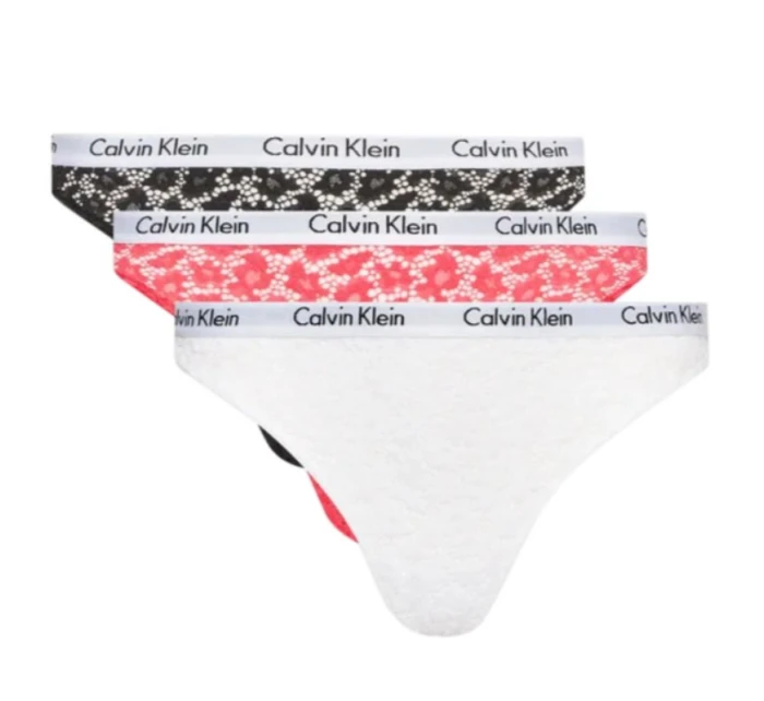 Calvin Klein 3-ack W 000QD3926E dámské spodní prádlo
