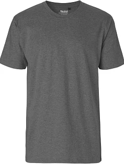 O Pánské tričko z těžké bio bavlny dark heather model 22504187 - Neutral